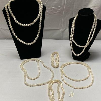 Freshwater Pearl Necklaces Galore