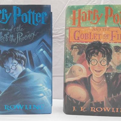 First Edition Harry Potter Hardcovers – Goblet of Fire & Order of the Phoenix