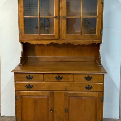 Server Hutch Cabinet By Sprague & Carleton 