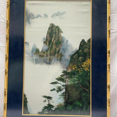Framed Chinese Embroidery Artwork