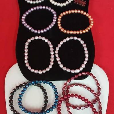 18 Honora Freshwater Pearl Bracelets 