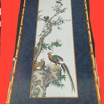 Asian Embroidery on Silk