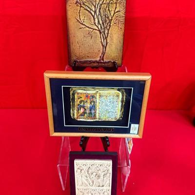 Set of 3 Religious & Historical Art Pieces