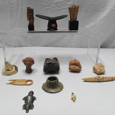 Mixed Miniature Tribal & Inuit-Inspired Carving Lot