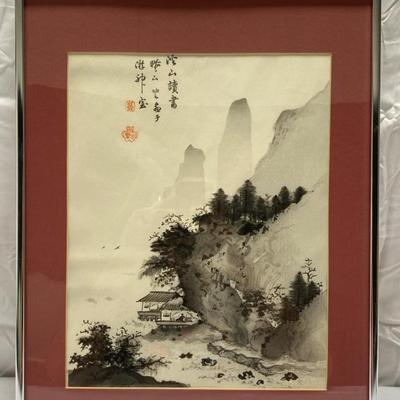 Woodblock Print By Gizan Izuno