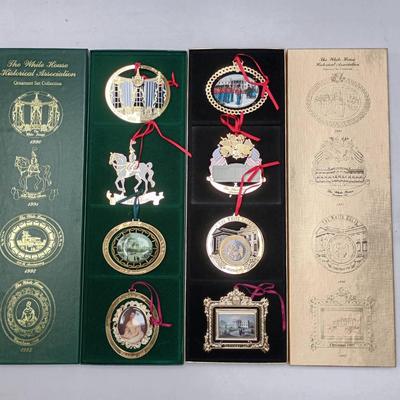 Vintage White House Ornament Collection – Full Set 1990–1997