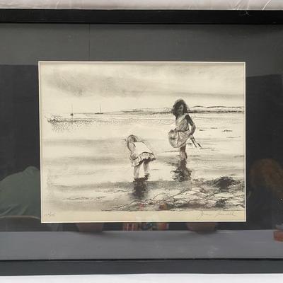 Pencil Signed Lithograph By Joan Purcell