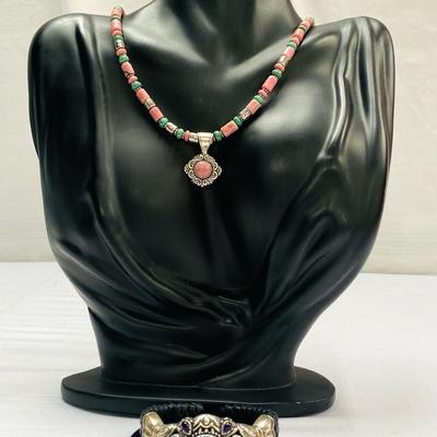 Vintage Carolyn Pollack Necklace & Cuff