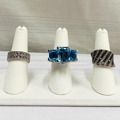 Stauer & 925 Stamped Rings