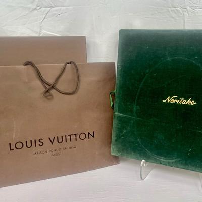 Noritake Limited Edition Yearly Plate 2330/3000 & Louis Vutton Packaging