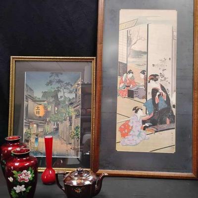 Bo383 red asian decor