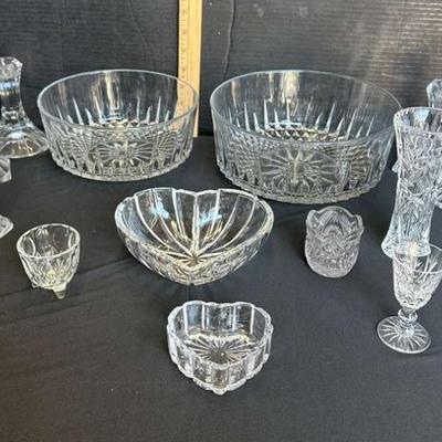 Bo327 13 piece crystal lot