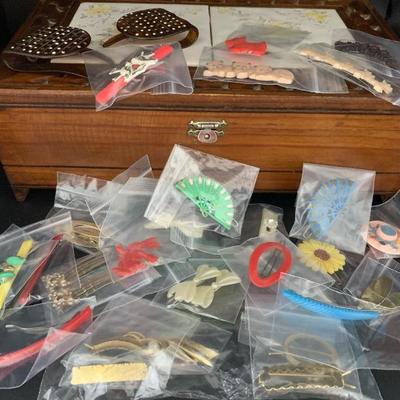 Bo400 vintage barrettes mystery lot