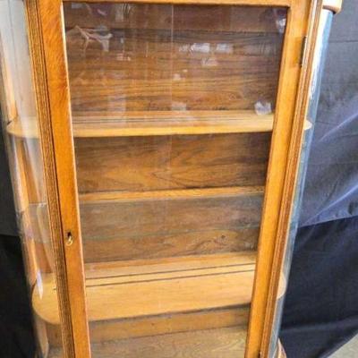 Bo376 1900 s america oak single.dooe china caninet
