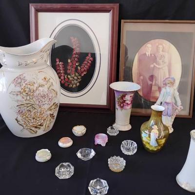 Bo395 floral vase art decor