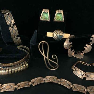 Bo349 copper and more costume jewelry