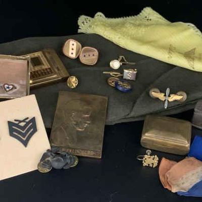 Bo402 vintage military pins more