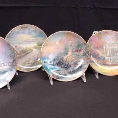 Bo307 thomas kinkade decor plates