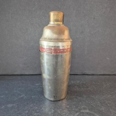 Vintage 1930s Napier Art Deco Dial-a-Drink Cocktail Shaker with You Guessed It...Recipes