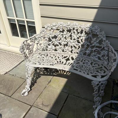 Sale Photo Thumbnail #38: Cast iron bench 