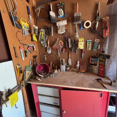 Workbench And Wall
