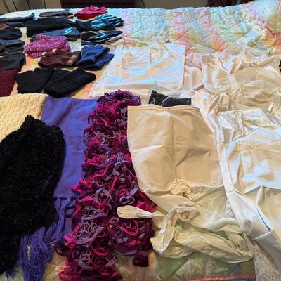 Women’s Slips, Half And Full. Scarves, Gloves, And Some Dickies