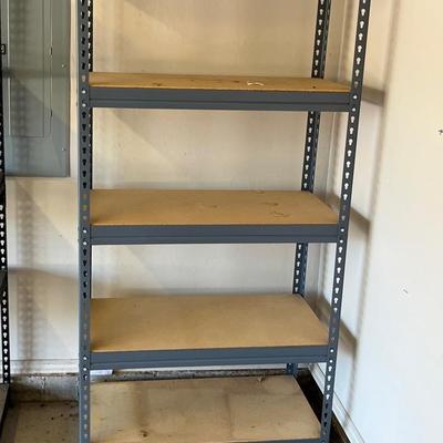 Gray Metal Shelf