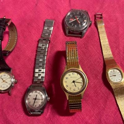A mix of watches for repair valentino seiko timex geneva