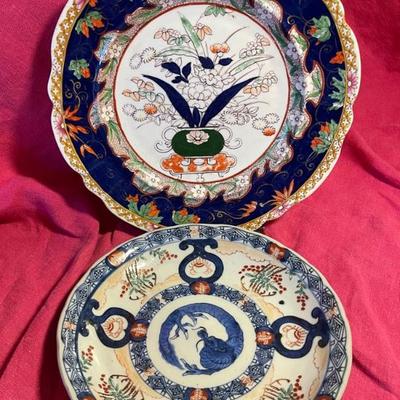 Antique plates imari style