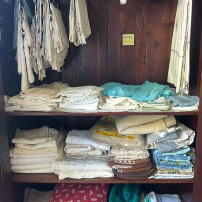 You pick the linens lot