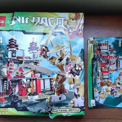 Ninjago lego set partially assembled)
