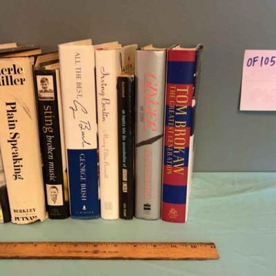 Biography book lot