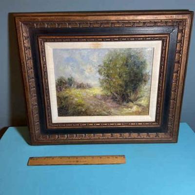 Original oil landscape