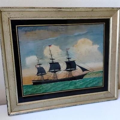 Vintage maritime art