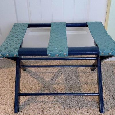 Vintage folding luggage rack