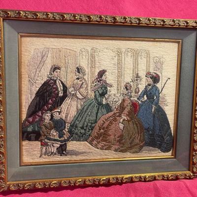 Stunning needlework art from 1860