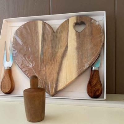 Antique wooden butter mold new cheese board and tools