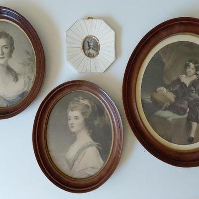 Vintage portrait art