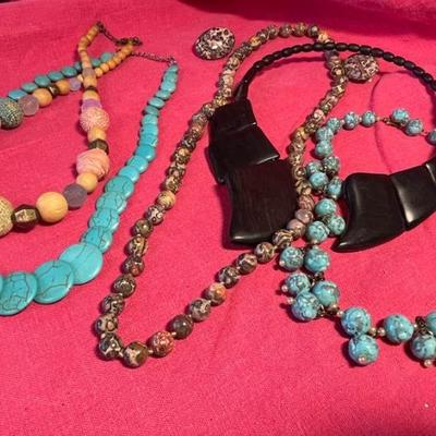 Leopard skin jasper turquoise and more