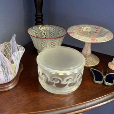 Murano lalique glass lot