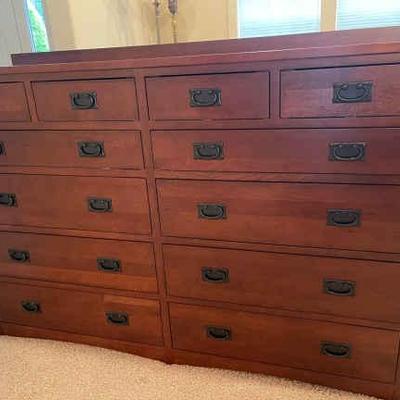 Large mission style dresser