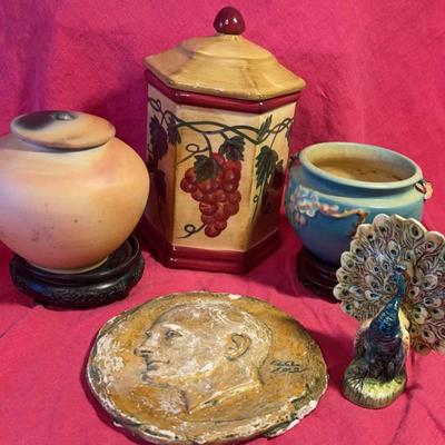 Mix of pottery some repaired