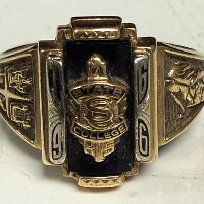 1966 10k Class Ring