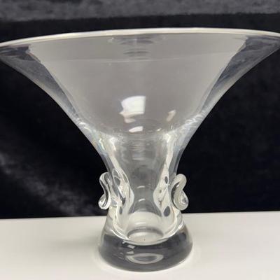 Vintage STEUBEN Art Glass MCM Mid Century Modern BOUQUET VASE by GEORGE THOMPSON