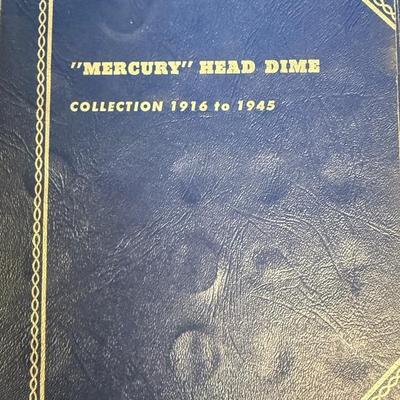 Mercury Head Dime Collection 1916-1945