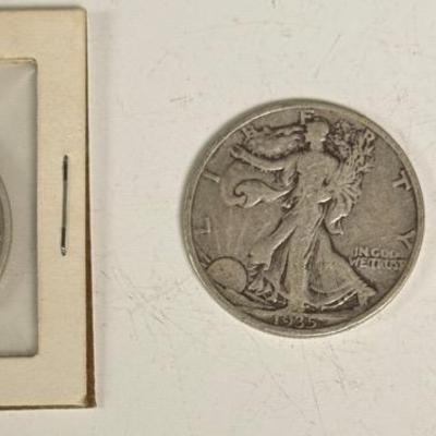 3 Half Dollar Coins 1943, 1935, 1943