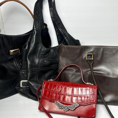 Leather Bags - Lederer, B. Makowsky, Simply Noelle & Brightone