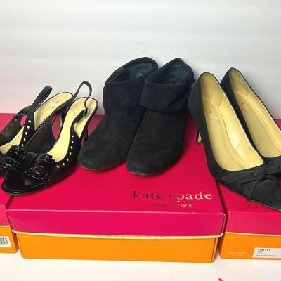 Kate Spade Heels (2) & Booties (1) - Size 7-7.5