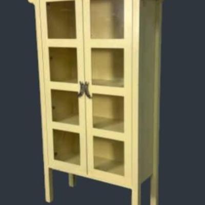Maine Cottage "Ruby" Glass Door Cabinet - 41x15x66"