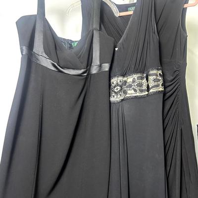 Little Black Dresses (3) - Kay Unger & Ralph Lauren  - (size 8-10)